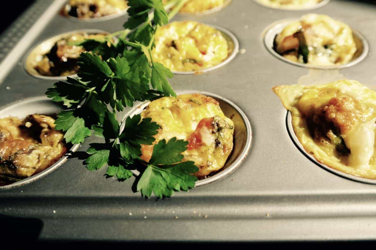 muffiny z jajami